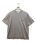 COMME des GARCONS SHIRT（コムデギャルソンシャツ）の古着「Cotton Jersey Plain CDG SHIRT Black Logo at Front S/S TEE」｜グレー