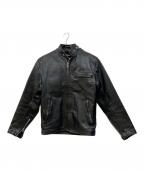 Schottショット）の古着「ボアライナー付きシングルライダースジャケット」｜ブラック