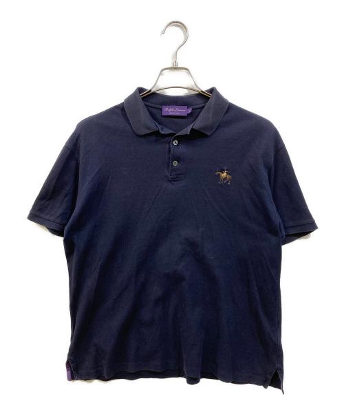 RALPH LAUREN Purple Label（ラルフ ローレン パープル レーベル）RALPH LAUREN Purple Label (ラルフ ローレン パープル レーベル) ポロシャツ ネイビー サイズ:Lの古着・服飾アイテム