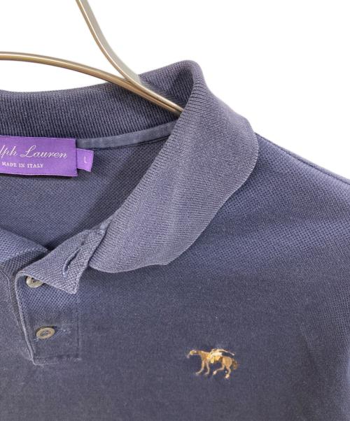 RALPH LAUREN Purple Label（ラルフ ローレン パープル レーベル）RALPH LAUREN Purple Label (ラルフ ローレン パープル レーベル) ポロシャツ ネイビー サイズ:Lの古着・服飾アイテム