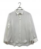 CULLNIクルニ）の古着「ストラップカラーワイドシャツ」｜ホワイト