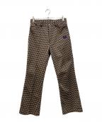 Needlesニードルズ）の古着「Boot-Cut Jean Poly Jq」｜ブラウン