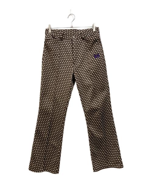 Needles（ニードルズ）Needles (ニードルズ) Boot-Cut Jean Poly Jq ブラウン サイズ:Sの古着・服飾アイテム