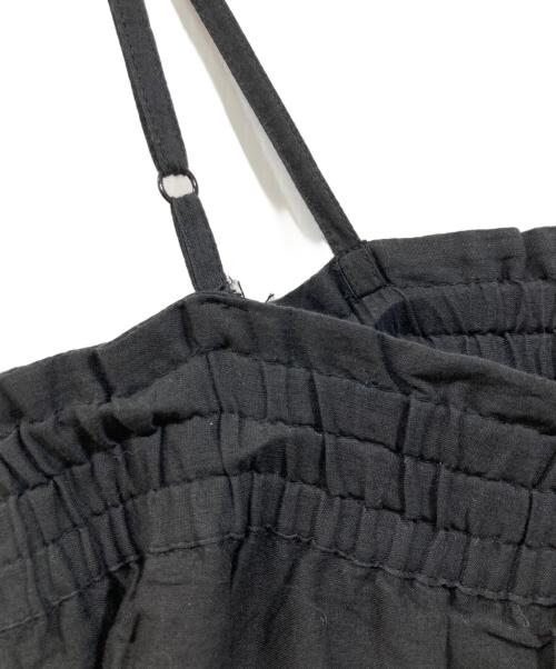 ne quittez pas（ヌキテパ）ne quittez pas (ヌキテパ) キャミワンピース ブラック サイズ:Freeの古着・服飾アイテム