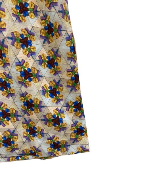 PS Paul Smith（ＰＳポールスミス）PS Paul Smith (ＰＳポールスミス) ジェムカレイドスコープ ワンピース ベージュ サイズ:40の古着・服飾アイテム