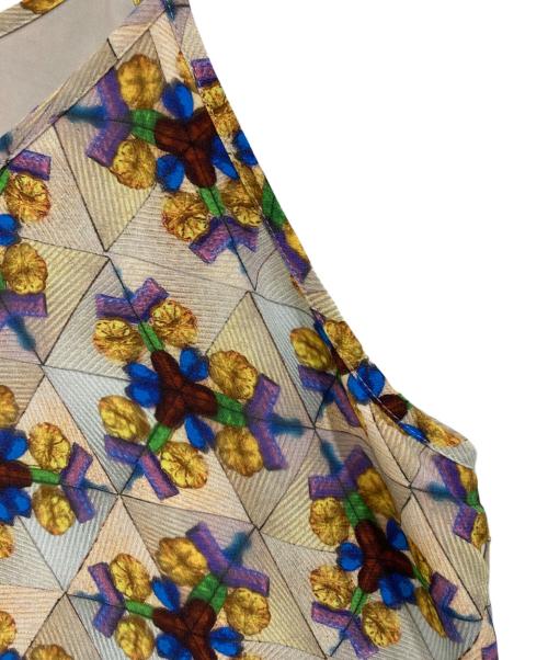 PS Paul Smith（ＰＳポールスミス）PS Paul Smith (ＰＳポールスミス) ジェムカレイドスコープ ワンピース ベージュ サイズ:40の古着・服飾アイテム