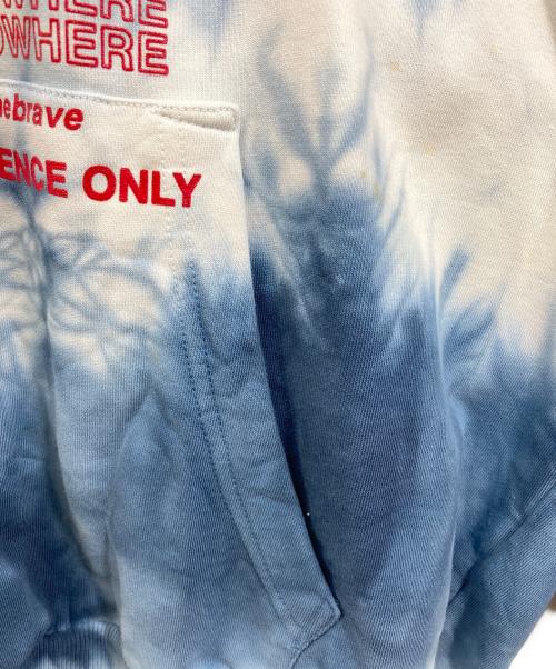 DIESEL（ディーゼル）DIESEL (ディーゼル) タイダイ柄フード付きパーカー ネイビー×ホワイト サイズ:SIZE XSの古着・服飾アイテム