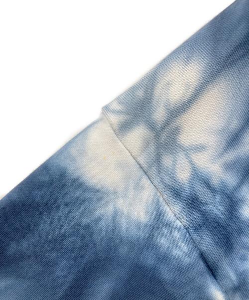 DIESEL（ディーゼル）DIESEL (ディーゼル) タイダイ柄フード付きパーカー ネイビー×ホワイト サイズ:SIZE XSの古着・服飾アイテム