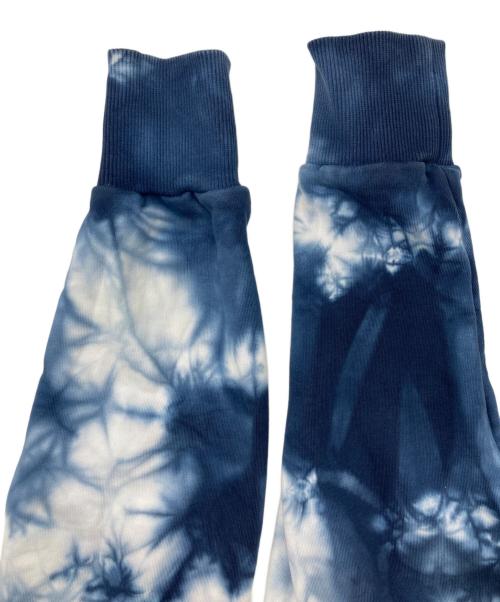 DIESEL（ディーゼル）DIESEL (ディーゼル) タイダイ柄フード付きパーカー ネイビー×ホワイト サイズ:SIZE XSの古着・服飾アイテム