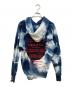 DIESEL (ディーゼル) タイダイ柄フード付きパーカー ネイビー×ホワイト サイズ:SIZE XS：5000円