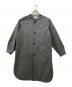 LE GLAZIK（ル グラジック）の古着「ポリエステルタフタ ノーカラーコート」｜グリーン