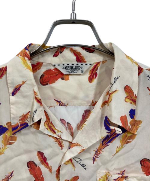 CALEE（キャリー）CALEE (キャリー) オープンカラーシャツ ベージュ サイズ:Mの古着・服飾アイテム