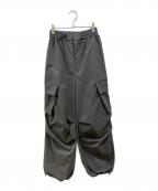 STUDIOUSステュディオス）の古着「Drawstring Parachute Pants」｜ブラック