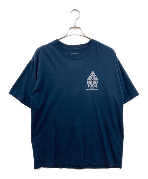 NEIGHBORHOOD（ネイバーフッド）NEIGHBORHOOD (ネイバーフッド) プリントTシャツ ネイビー サイズ:Lの古着・服飾アイテム