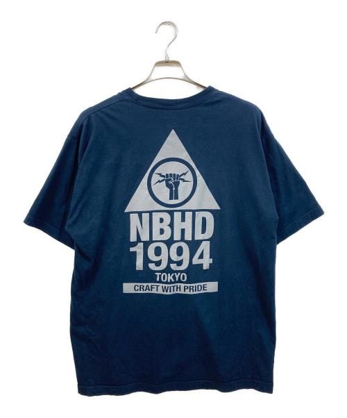 NEIGHBORHOOD（ネイバーフッド）NEIGHBORHOOD (ネイバーフッド) プリントTシャツ ネイビー サイズ:Lの古着・服飾アイテム