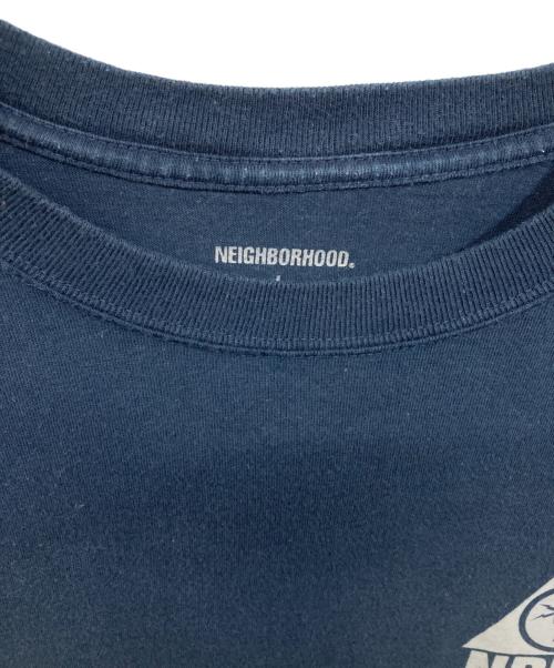 NEIGHBORHOOD（ネイバーフッド）NEIGHBORHOOD (ネイバーフッド) プリントTシャツ ネイビー サイズ:Lの古着・服飾アイテム