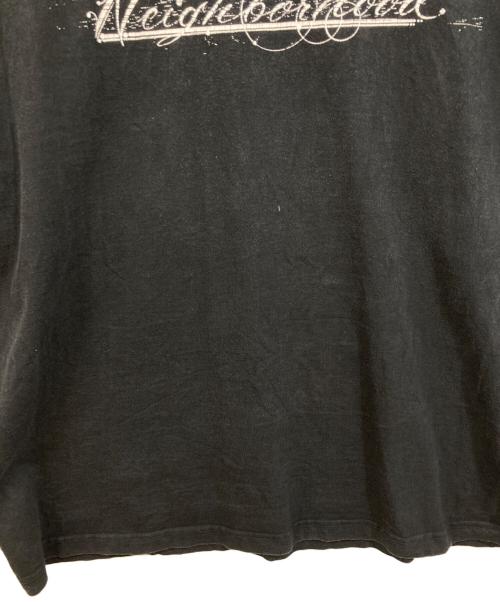 NEIGHBORHOOD（ネイバーフッド）NEIGHBORHOOD (ネイバーフッド) プリントTシャツ ブラック サイズ:Lの古着・服飾アイテム