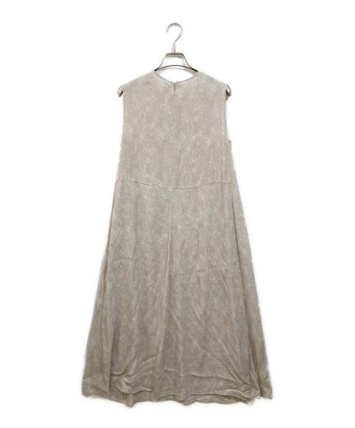 STEVEN ALAN（スティーブンアラン）STEVEN ALAN (スティーブンアラン) JACQUARD FLARE DRESS ベージュ サイズ:Mの古着・服飾アイテム