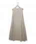 STEVEN ALAN（スティーブンアラン）の古着「JACQUARD FLARE DRESS」｜ベージュ