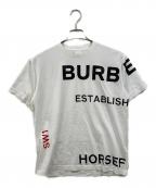 BURBERRY LONDONバーバリーロンドン）の古着「ホースフェリーTシャツ」｜ホワイト