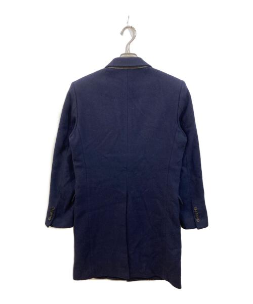 JOHN LAWRENCE SULLIVAN（ジョン ローレンス サリバン）JOHN LAWRENCE SULLIVAN (ジョン ローレンス サリバン) チェスターコート ネイビー サイズ:SIZE Sの古着・服飾アイテム