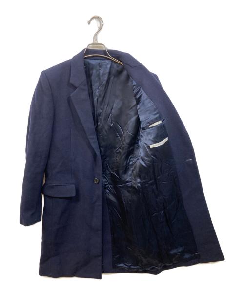 JOHN LAWRENCE SULLIVAN（ジョン ローレンス サリバン）JOHN LAWRENCE SULLIVAN (ジョン ローレンス サリバン) チェスターコート ネイビー サイズ:SIZE Sの古着・服飾アイテム