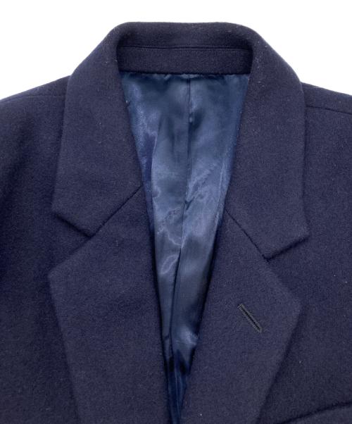 JOHN LAWRENCE SULLIVAN（ジョン ローレンス サリバン）JOHN LAWRENCE SULLIVAN (ジョン ローレンス サリバン) チェスターコート ネイビー サイズ:SIZE Sの古着・服飾アイテム