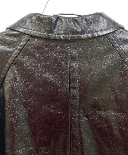 moussy（マウジー）moussy (マウジー) GLOSS F／LEATHER MIDDLE ジャケット ブラック サイズ:FREEの古着・服飾アイテム
