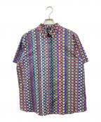 PS Paul SmithＰＳポールスミス）の古着「総柄半袖シャツ」｜ネイビー