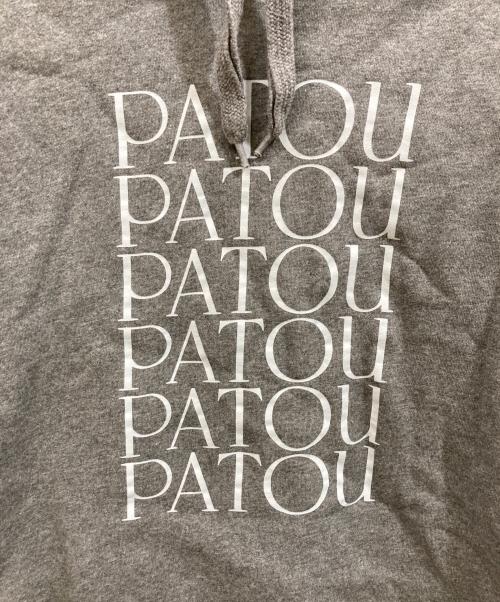 patou（パトゥ）patou (パトゥ) オーガニックコットン フーディー グレー サイズ:Sの古着・服飾アイテム
