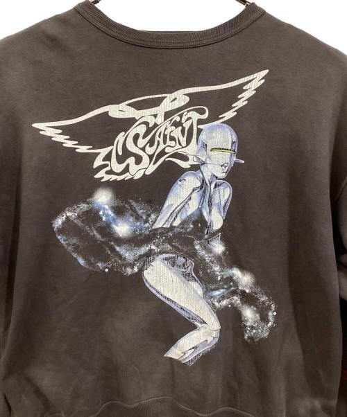 SAINT MICHAEL（セントマイケル）SAINT MICHAEL (セントマイケル) 空山基スウェット ブラウン サイズ:XLの古着・服飾アイテム