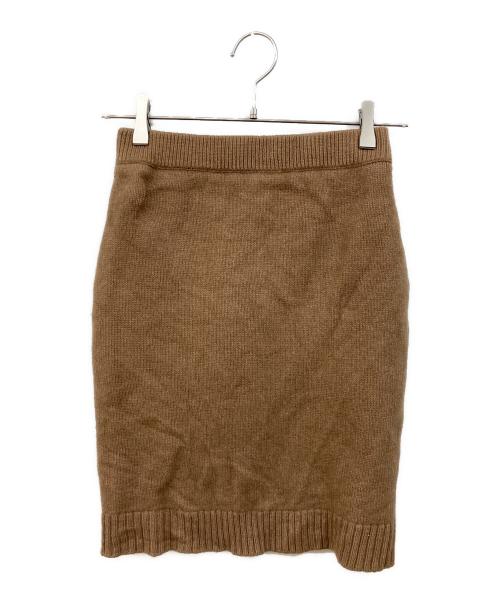 anuans（アニュアンス）anuans (アニュアンス) ウールカポックニットセット ブラウン サイズ:SIZE Sの古着・服飾アイテム