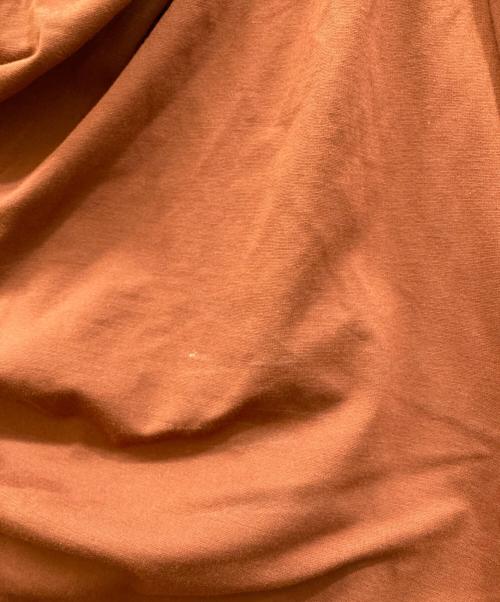 anuans（アニュアンス）anuans (アニュアンス) ワンショルダードレープカットワンピース ブラウン サイズ:Sの古着・服飾アイテム