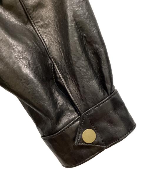 BANANA REPUBLIC（バナナリパブリック）BANANA REPUBLIC (バナナリパブリック) レザーコート ブラック サイズ:Mの古着・服飾アイテム