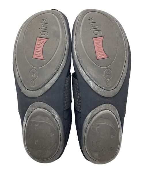 CAMPER（カンペール）CAMPER (カンペール) キルティングフラットシューズ ブラック サイズ:24cmの古着・服飾アイテム