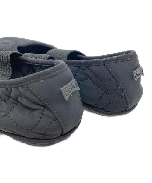 CAMPER（カンペール）CAMPER (カンペール) キルティングフラットシューズ ブラック サイズ:24cmの古着・服飾アイテム