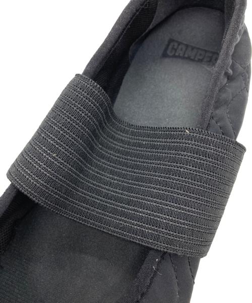 CAMPER（カンペール）CAMPER (カンペール) キルティングフラットシューズ ブラック サイズ:24cmの古着・服飾アイテム