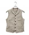 ）の古着「リネンベスト」｜アイボリー