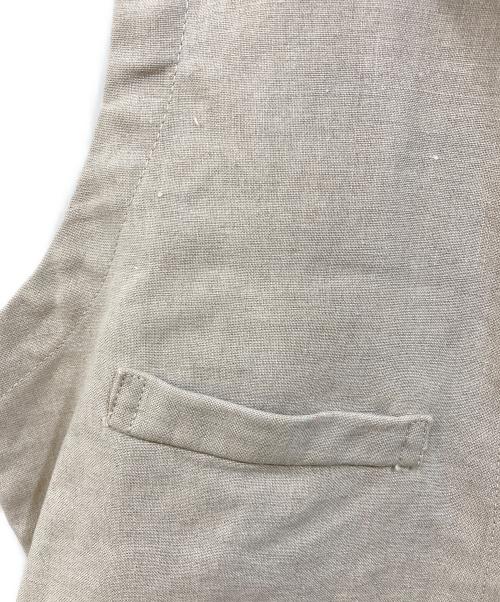 THE REAL McCOY'S（ザ・リアルマッコイズ）THE REAL McCOY'S (ザ・リアルマッコイズ) リネンベスト アイボリー サイズ:SIZE 38の古着・服飾アイテム