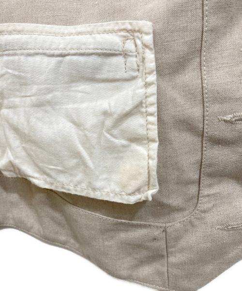 THE REAL McCOY'S（ザ・リアルマッコイズ）THE REAL McCOY'S (ザ・リアルマッコイズ) リネンベスト アイボリー サイズ:SIZE 38の古着・服飾アイテム