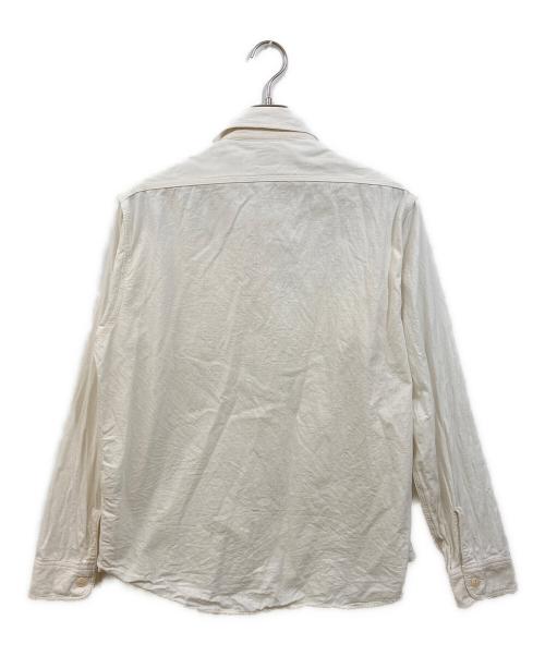 SUGAR CANE（シュガーケーン）SUGAR CANE (シュガーケーン) WHITE CHAMBRAY WORK SHIRT アイボリー サイズ:Lの古着・服飾アイテム