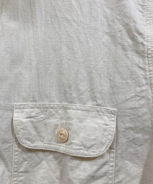SUGAR CANE（シュガーケーン）SUGAR CANE (シュガーケーン) WHITE CHAMBRAY WORK SHIRT アイボリー サイズ:Lの古着・服飾アイテム