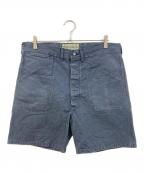 SUGAR CANEシュガーケーン）の古着「FROGSVILLE SWABBIES SHORTS」｜インディゴ