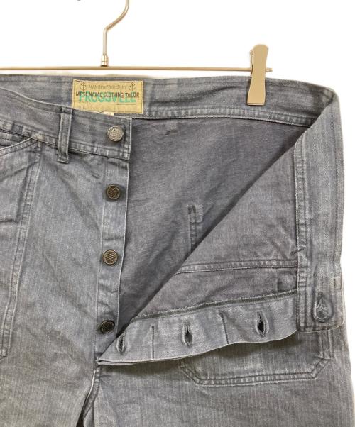 SUGAR CANE（シュガーケーン）SUGAR CANE (シュガーケーン) FROGSVILLE SWABBIES SHORTS インディゴ サイズ:36の古着・服飾アイテム