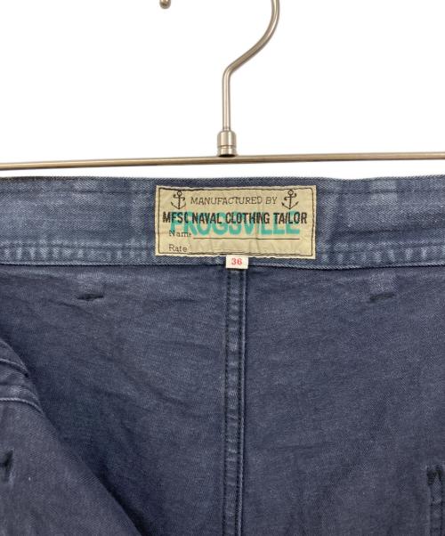 SUGAR CANE（シュガーケーン）SUGAR CANE (シュガーケーン) FROGSVILLE SWABBIES SHORTS インディゴ サイズ:36の古着・服飾アイテム