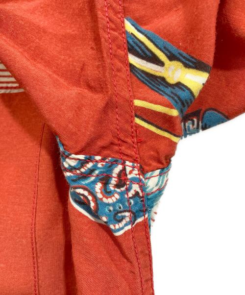 Duke Kahanamoku（デュークカハナモク）Duke Kahanamoku (デュークカハナモク) アロハシャツ レッド サイズ:Lの古着・服飾アイテム