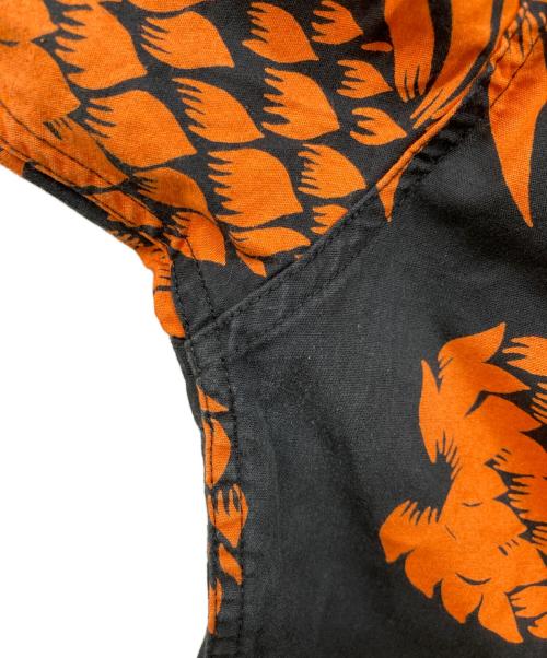 Duke Kahanamoku（デュークカハナモク）Duke Kahanamoku (デュークカハナモク) COTTON HAWAIIAN SHIRT “DUKE'S PINEAPPLE” ブラック サイズ:Lの古着・服飾アイテム