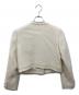 Rirandture (リランドチュール) ツイードクロップドジャケット ホワイト サイズ:SIZE S：5000円