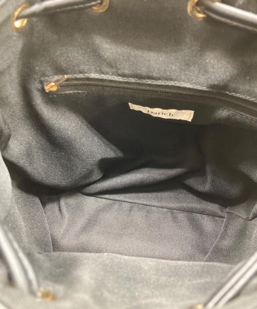darich（ダーリッチ）darich (ダーリッチ) キルティングリュック ブラックの古着・服飾アイテム
