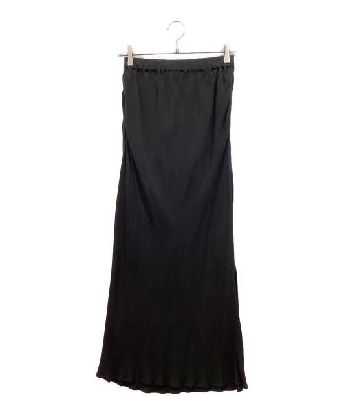 KAGURE（カグレ）KAGURE (カグレ) キュプラスカート ブラックの古着・服飾アイテム